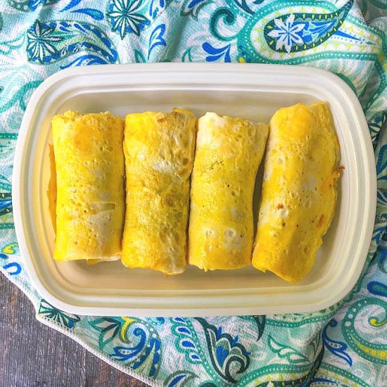 Low Carb Sausage Egg Roll