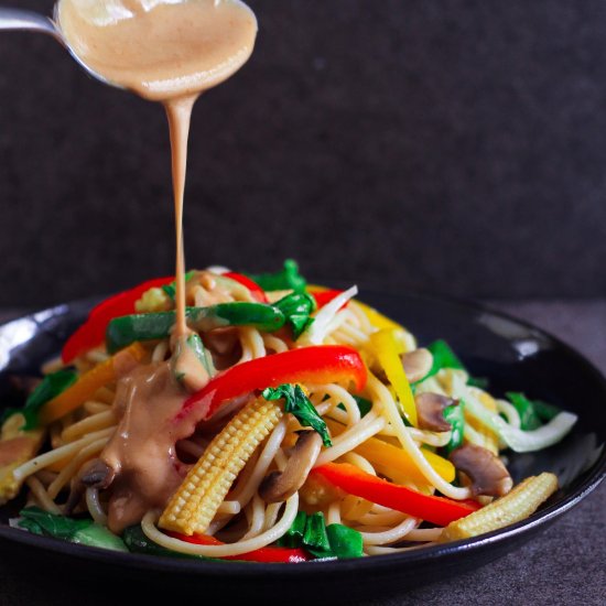 Spicy Thai Peanut Noodles