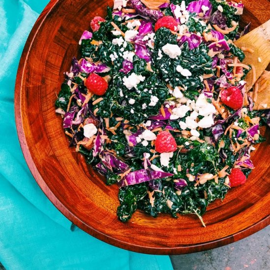 Kale-Hater’s Creamy Kale Salad