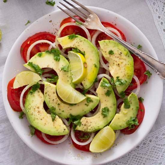 Simple Avocado Tomato Salad