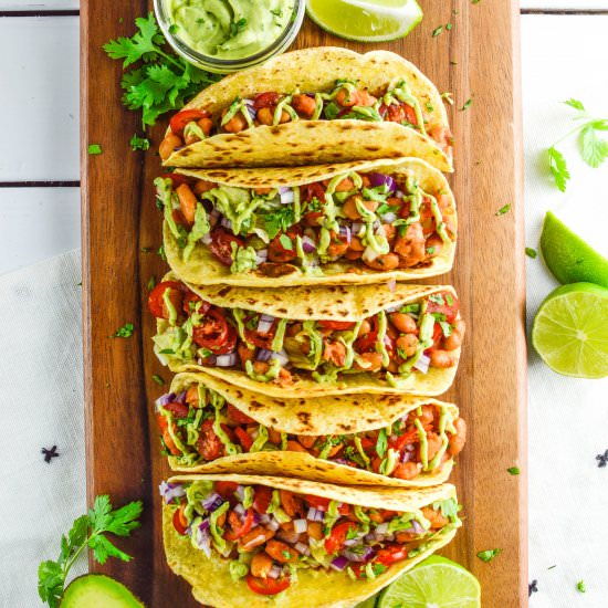 Chipotle Pinto Bean Tacos