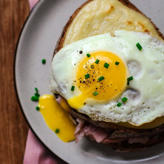 Croque Madame Sandwich