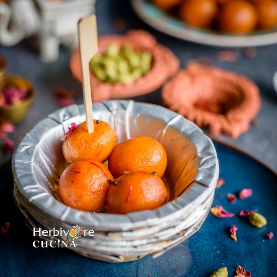 Ricotta Cheese Gulab Jamun