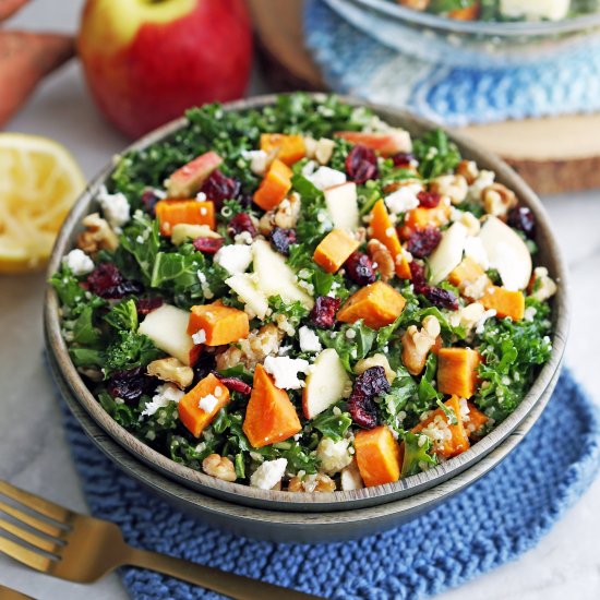 Sweet Potato Quinoa Kale Salad