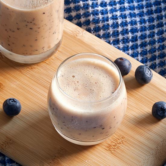 Orange, Blueberry, Passion Smoothie