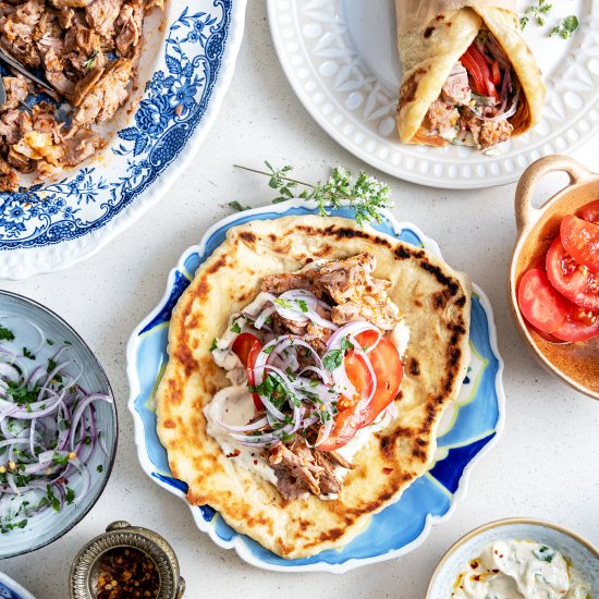 Greek lamb gyros