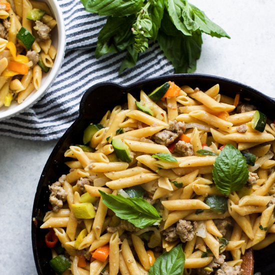 Italian Sausage and Pepper Pasta