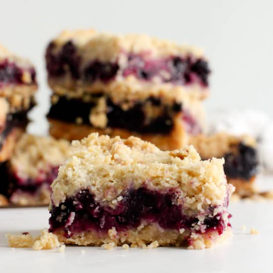 blueberry crumb bars