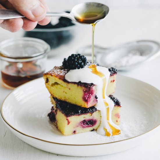 Blackberry Ricotta and Olive Oil Ba