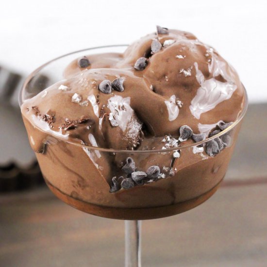 No-Churn Chocolate Ice Cream