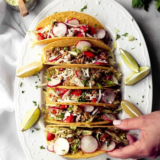 Cilantro Lime Chicken Tacos