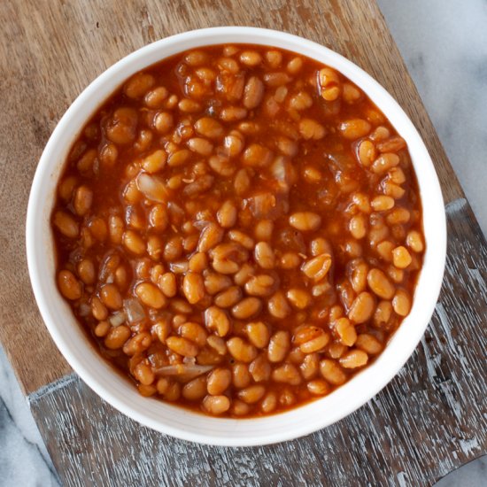 Instant Pot Vegetarian Baked Beans