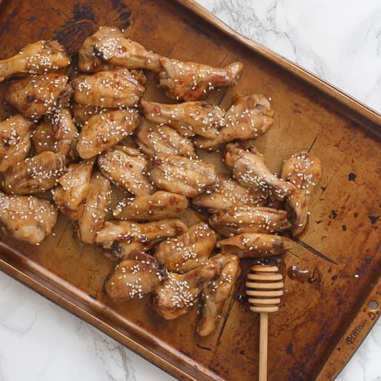 Honey Garlic Chicken Wings