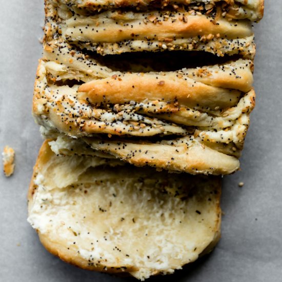 Everything Bagel Pull Apart Bread