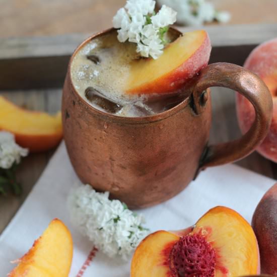 Peach Pie Moonshine Mule