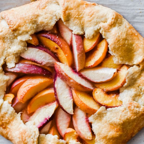 Peach Nectarine Galette