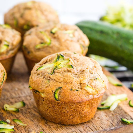 Vegan Zucchini Bread Muffins