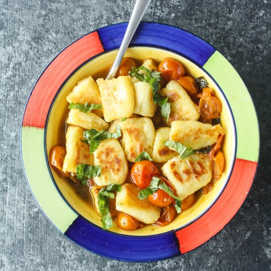 Homemade Gnocchi in Tomato Sauce