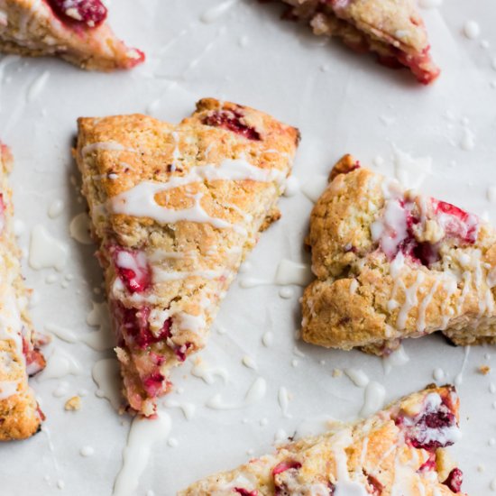 Strawberry Scones