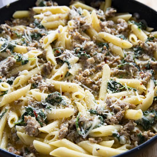 Creamy Italian Sausage Pasta