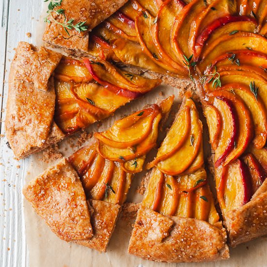 Summery Peach Galette