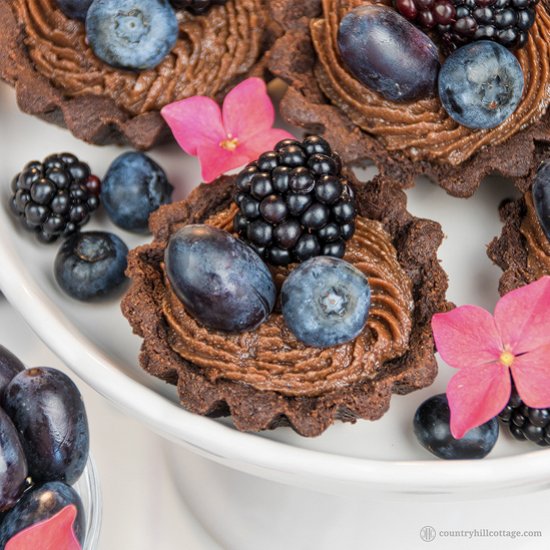 Chocolate Tartlets with Berries and