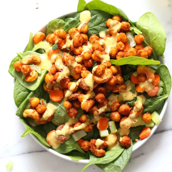 Spinach Bowl with Ranch Curry