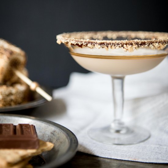 s’mores gin martini