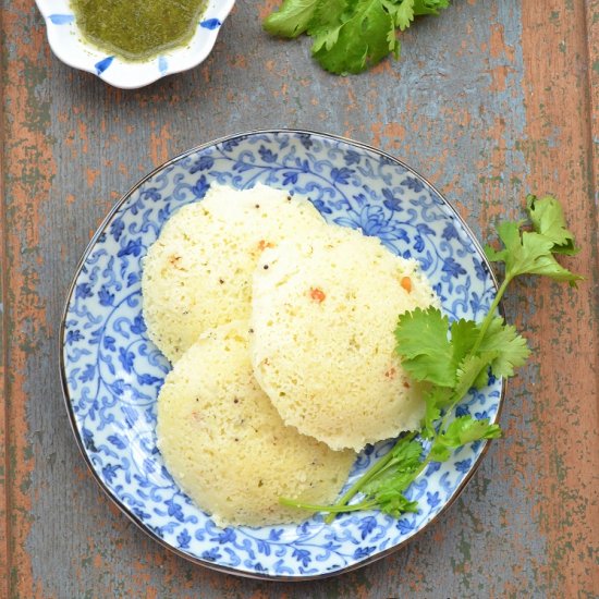 Instant Rava Idlis