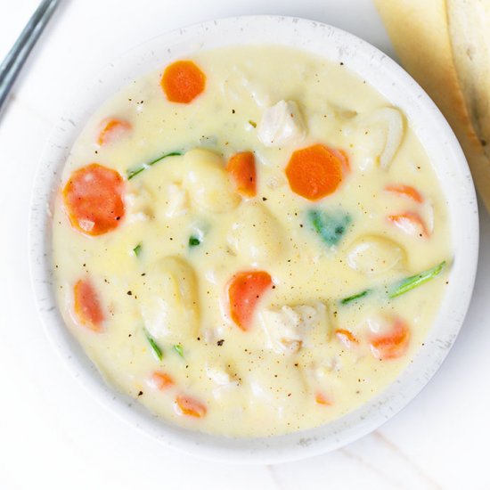 Creamy Chicken Gnocchi Soup