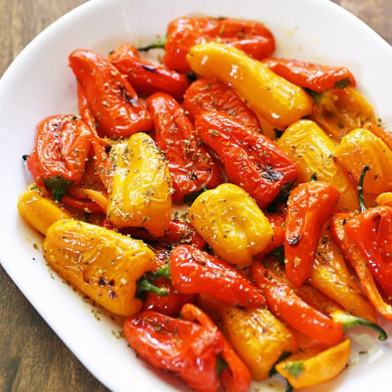 roasted mini peppers