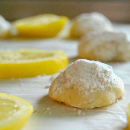 Lemon Snowball Cookies