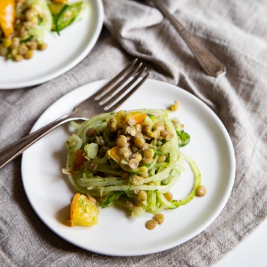 Late Summer Lentil Salad