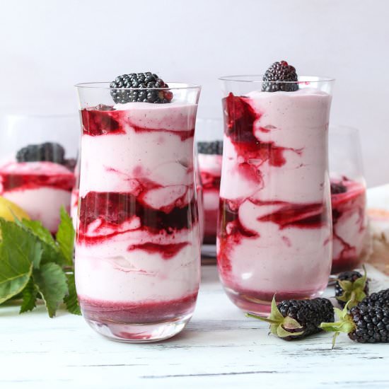 Low-Carb Blackberry Fool