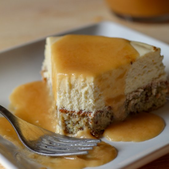 Keto Banana Bread Bottom Cheesecake