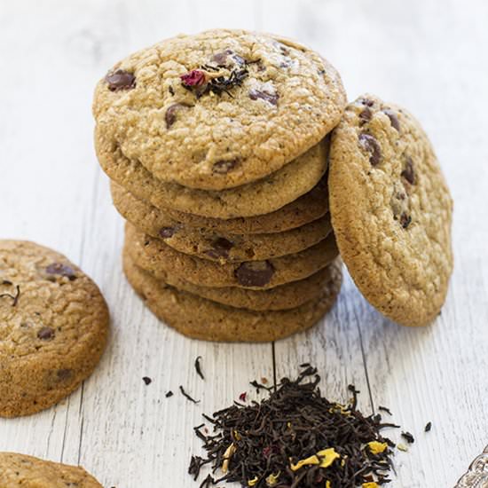 Earl Grey Chocolate Chip Cookies