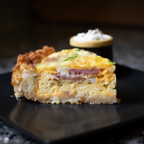 Tater Tot Breakfast Pie