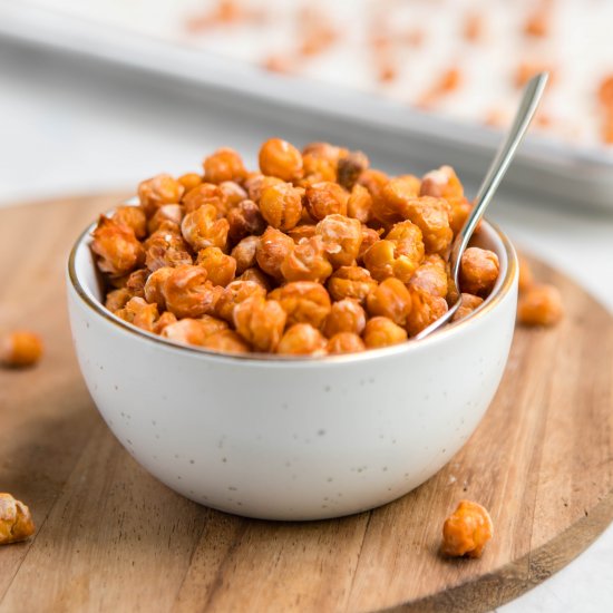 Crispy Buffalo Chickpeas