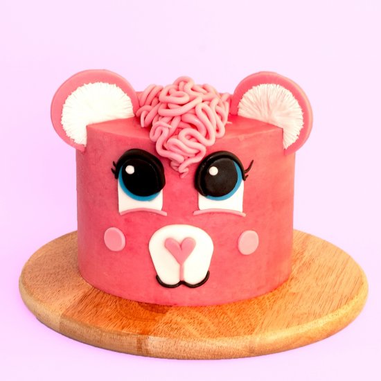 Super Cute Pink Bear Cake Tutorial