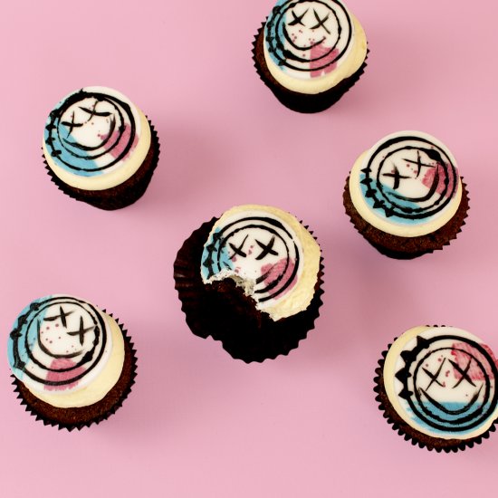 Awesome Blink 182 DIY Cupcakes