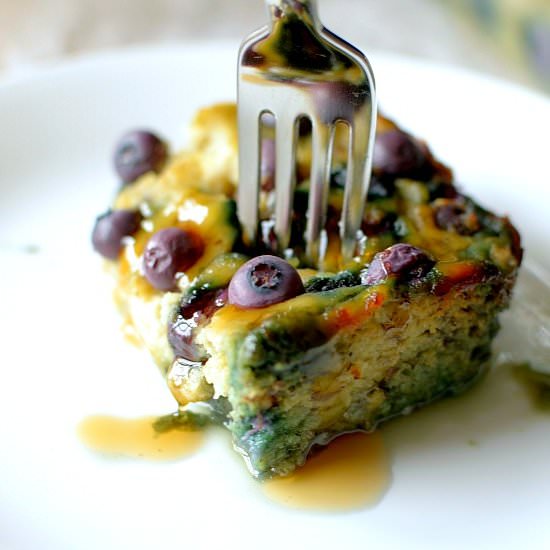 Blueberry Banana N’oatmeal Bake