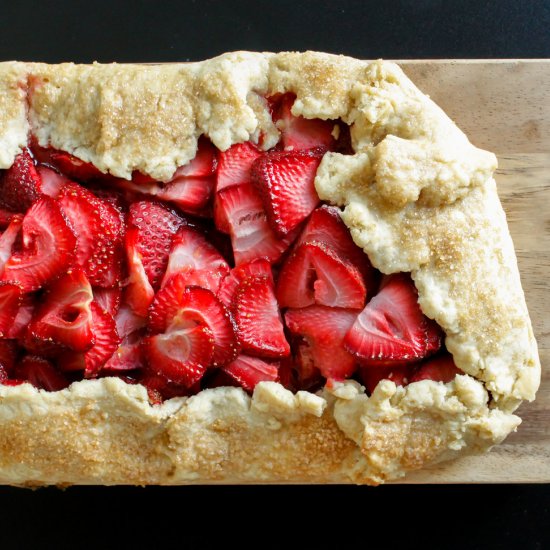 Vegan Strawberry Galette