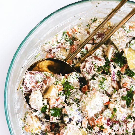 Lemon and Herb Vegan Potato Salad