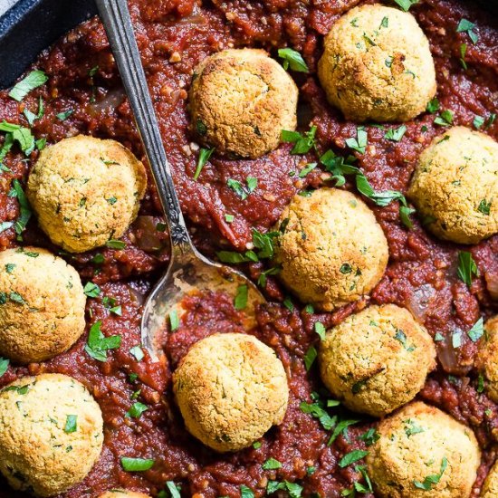 Healthy Vegan Chickpea Meatballs