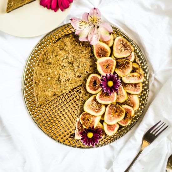 Granola Crusted Cashew Cream Tart