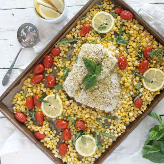 Sheet Pan Panko Crusted Cod