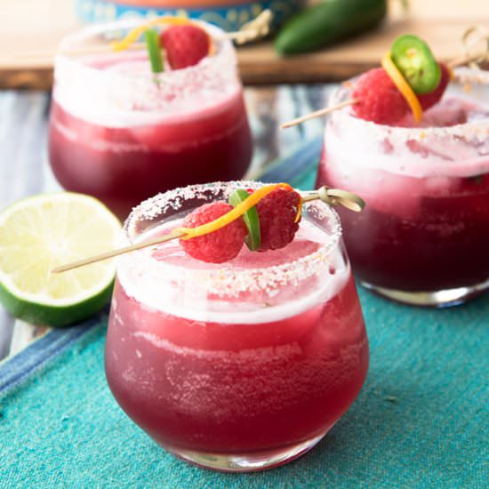 Raspberry Hibiscus Margarita