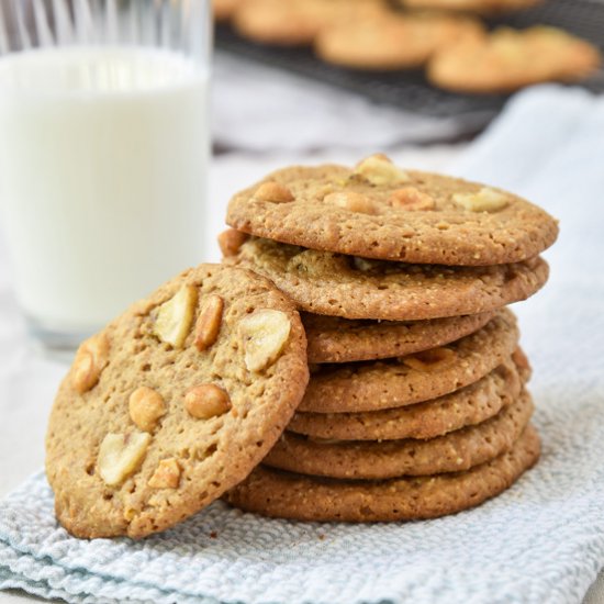 Honey Roasted Peanut Butter Cookies