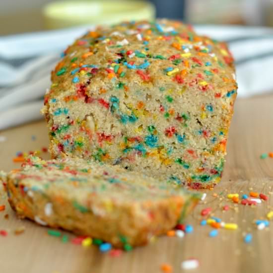 Funfetti Roasted Banana Bread