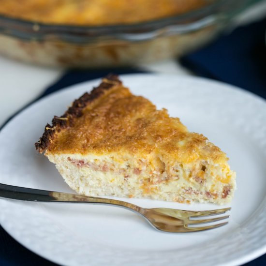 Bacon Cheddar Quiche